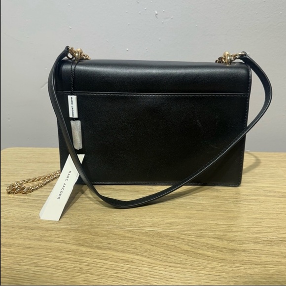 Marc Jacobs Black Leather Gold  Hardware NWT - Picture 4 of 7